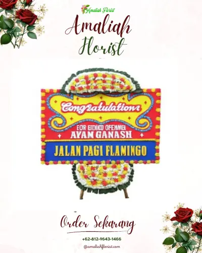 Bunga Papan Congratulation di Lingkar Barat